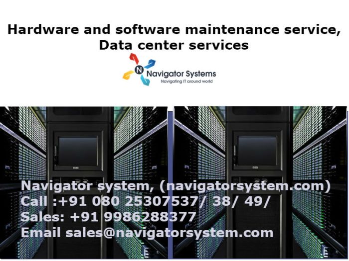 Hardware and software maintenance services